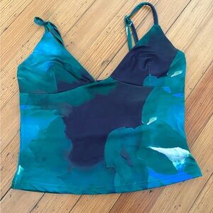 Green and Blue Tank Top